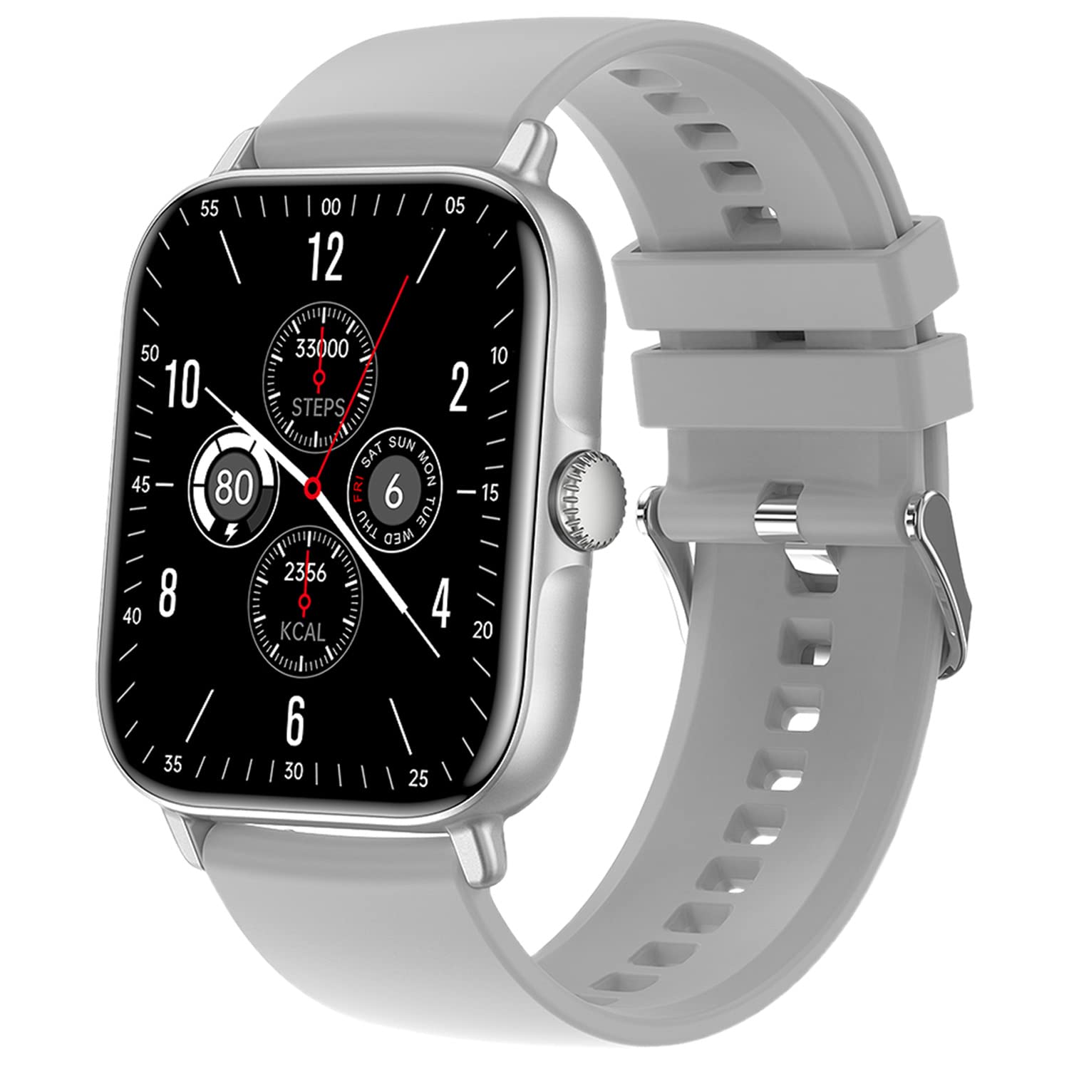 Maxima New Smartwatch Max Pro Bold Advanced Bluetooth calling with AAC Speakers & Largest 1.81" HD Display, AI Voice Assistant, Premium Metal Body,100+ Sports&Watch Faces, HRM, SpO2 & Sleep Monitoring