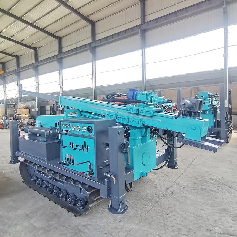 Hydraulic Core Diamond Drill Rig on Tracks, Adjustable Drilling Angle, Suitable for Geological Survey, Mining Exploration and Construction Site Investigation