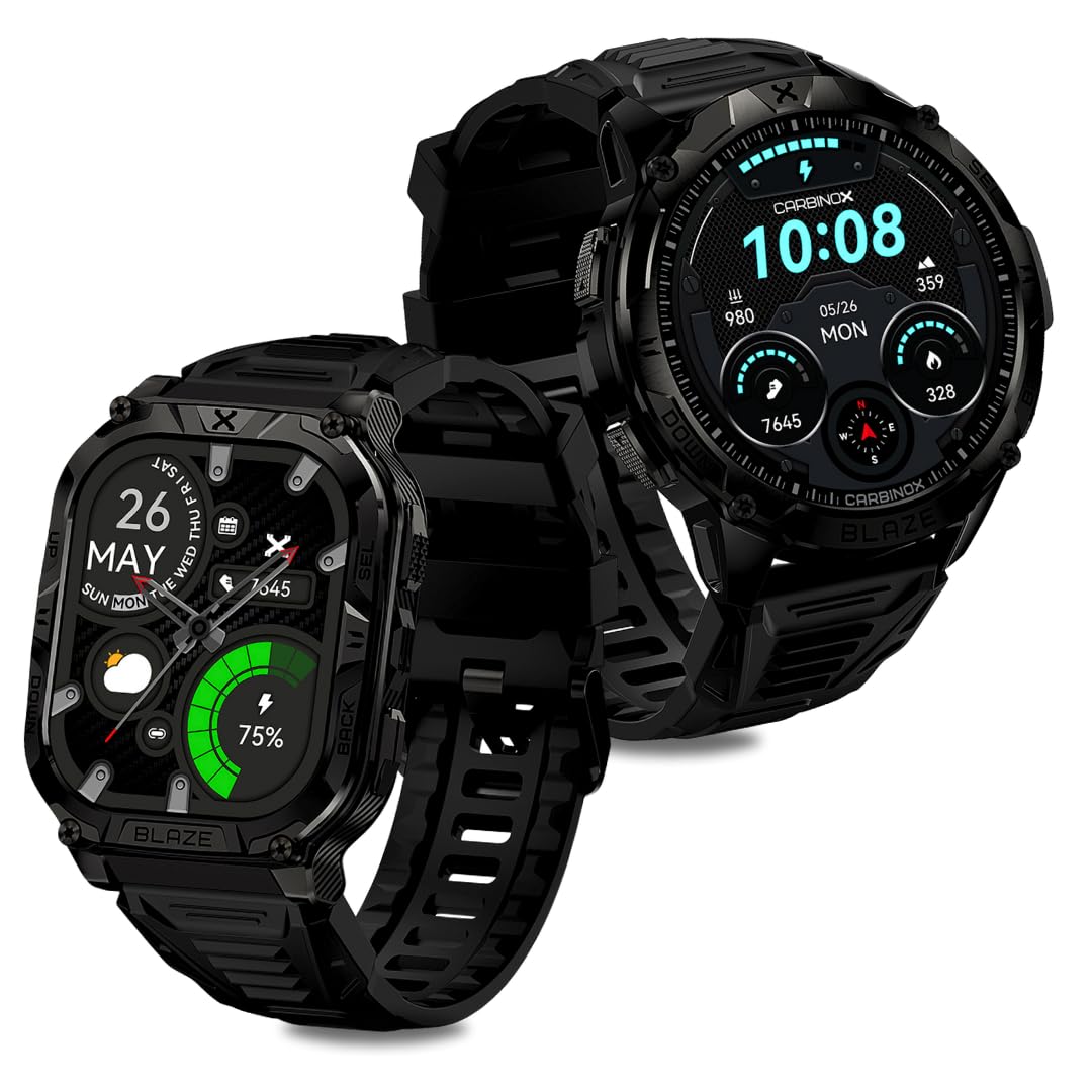 Amazon.com: CARBINOX Blaze Smart Watch Double Pack with GPS