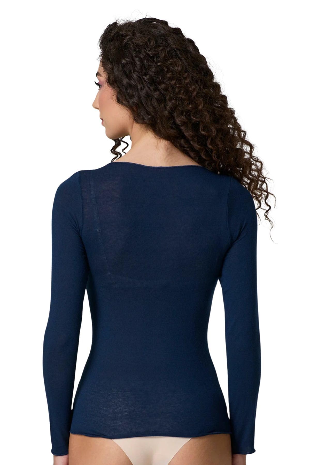 Lady · C Jersey Modell. + Kaschmir Hals Boot Frau Unterwäsche Outwear Weich Und Warm