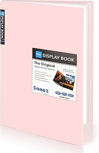 Miniatura 14 de Sooez Portafolios de arte de 11 x 17 pulgadas, carpeta grande con 30 bolsillos y hojas interiores negras, 60 páginas, libro de presentación de 11 x