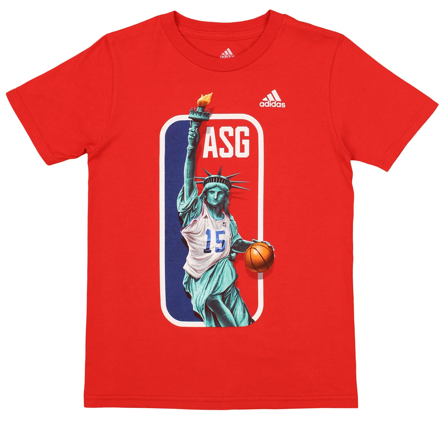 NBA All-Star Game 2015 Big Boys Youth Lady Liberty Dribbler, Red