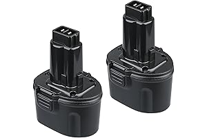 LUMSING Replacement Battery for Dewalt 7.2V Battery DW9057