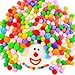 JUSLIN 1200 PCS 1cm 100 PCS 1.5cm Assorted Pom Poms for DIY Creative Decorations, Craft Pompoms