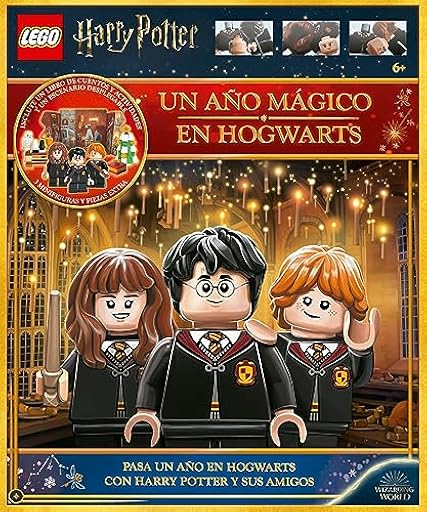 LEGO Harry Potter. Un año mágico en Hogwarts: Incluye un libro, tres minifiguras, piezas LEGO y un escenario desplegable | Ya disponible en tu tienda friki favorita! En mundofriki.es!