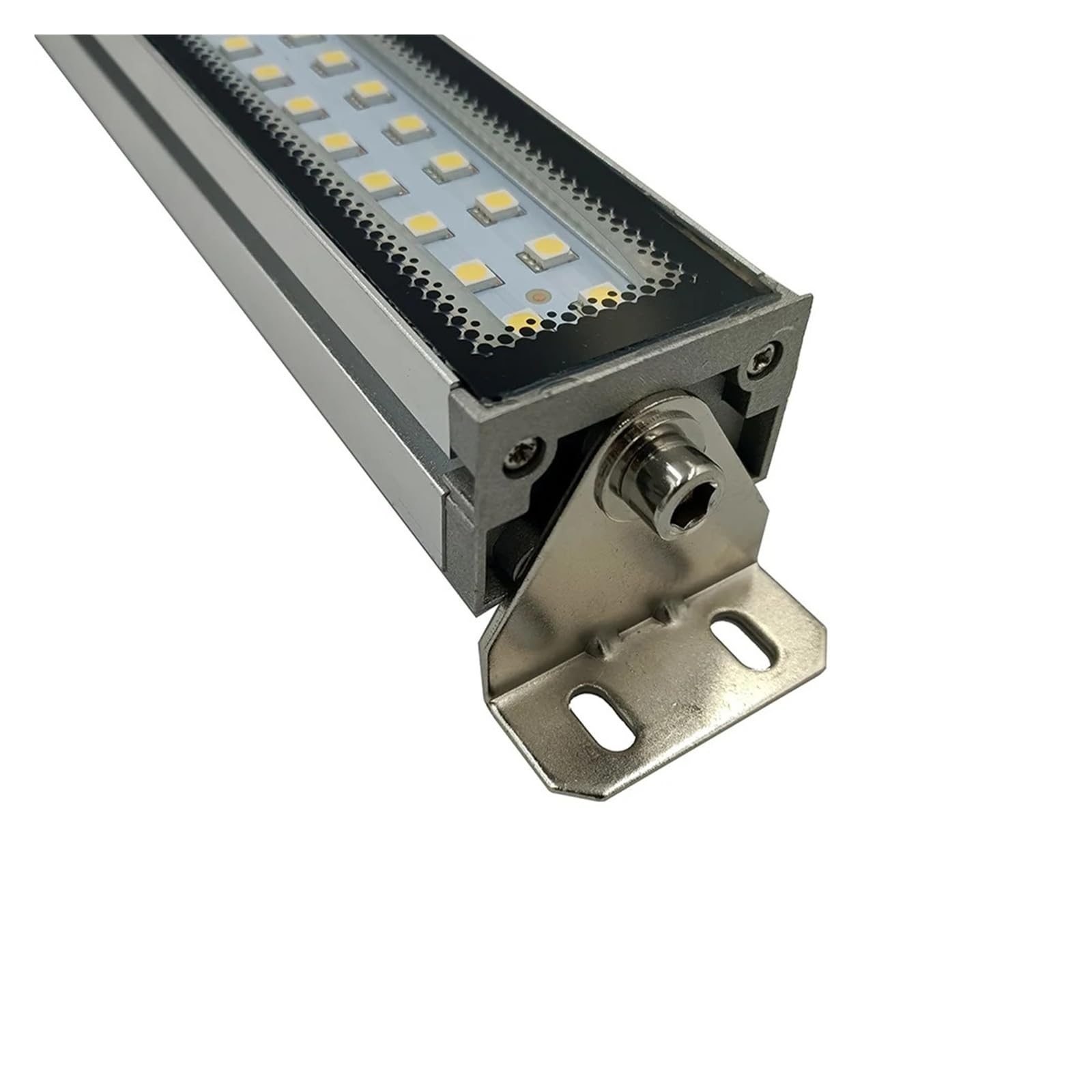 Lampa warsztatowa LED 50 W, przemysłowa lampa robocza do warsztatu warsztatowego oświetlenie stołu warsztatowego maszyna CNC do maszyny do szycia, wiertarki (24-36 V)