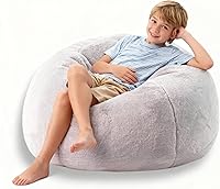 Vista 21 de LPMOERA Funda de Silla Puf de Almacenamiento de Animales de Peluche (Sin Relleno) Para Niños y Adultos. Camas Perezosas para Mascotas Perros/Gatos.