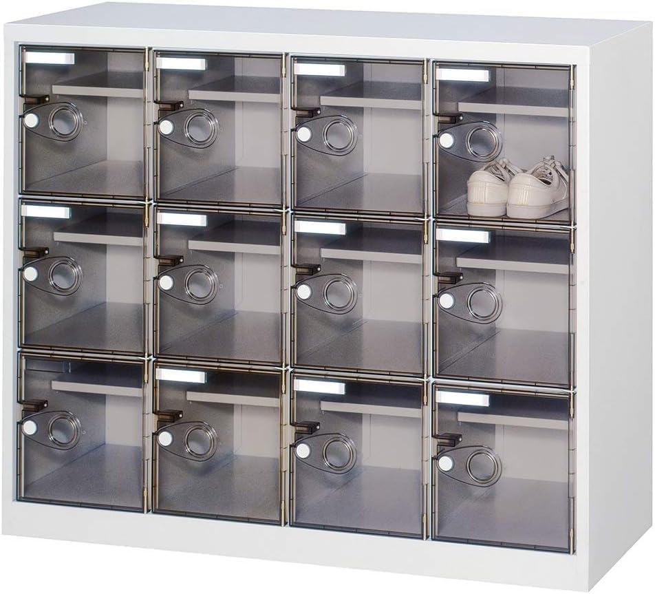 大人气大セール現品シューズロッカー 24人用 ABS扉 中棚付 (24人用 ABS扉 中棚付) おしゃれで楽ちん