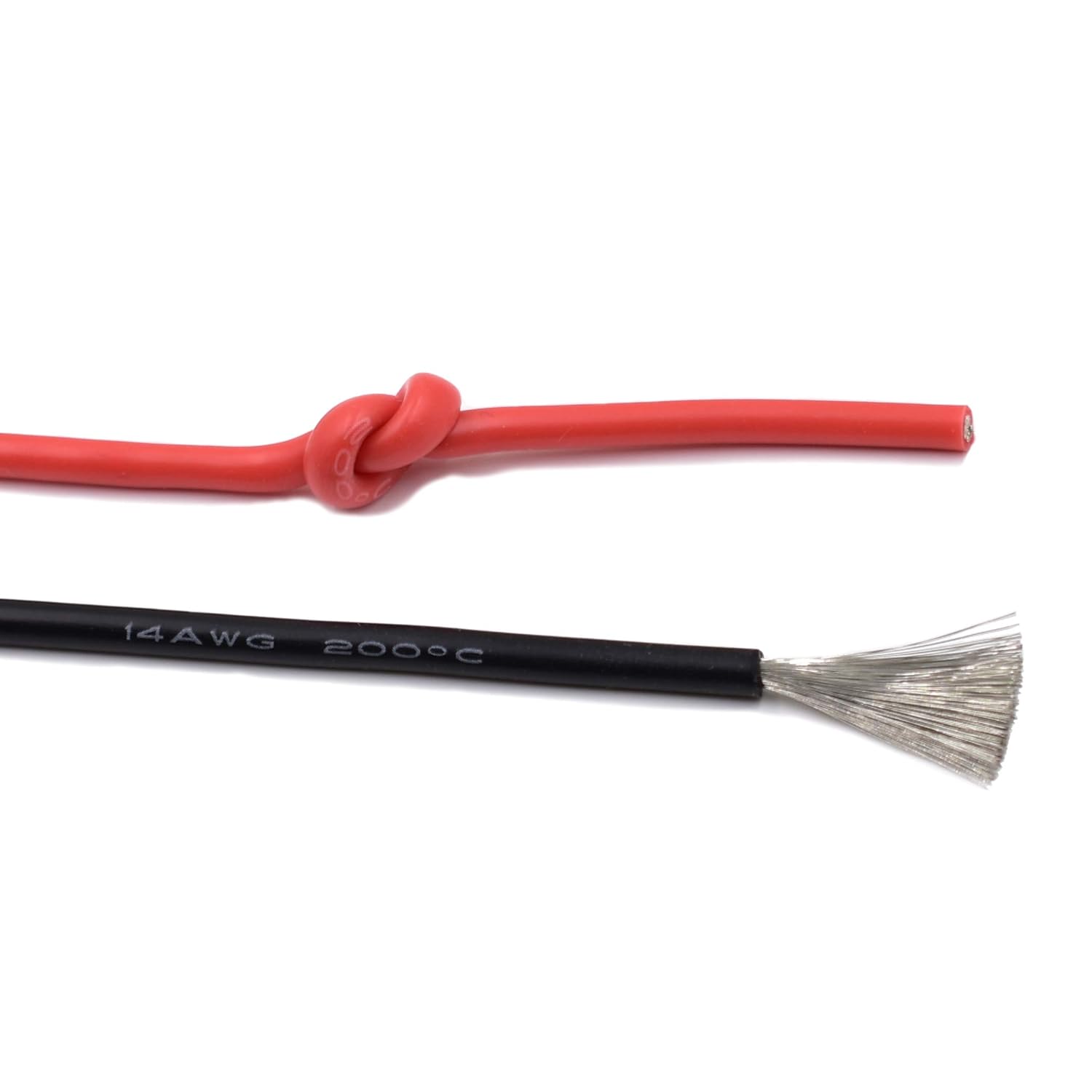 zhenyu 2Pcs 14 Gauge Multimeter Test Leads Right Angle Banana Plug to Alligator Clip Heavy Duty Silicone Wire for Electrical Testing 3 Feet - Image 5