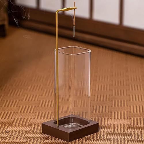 お香立て ガラス製 おしゃれ 灰がこぼれない線香立て インセンスホルダー 可愛い香立て お香置き シンプルデザイン 癒しの空間に 瞑想 ヨガ リラックスギフト