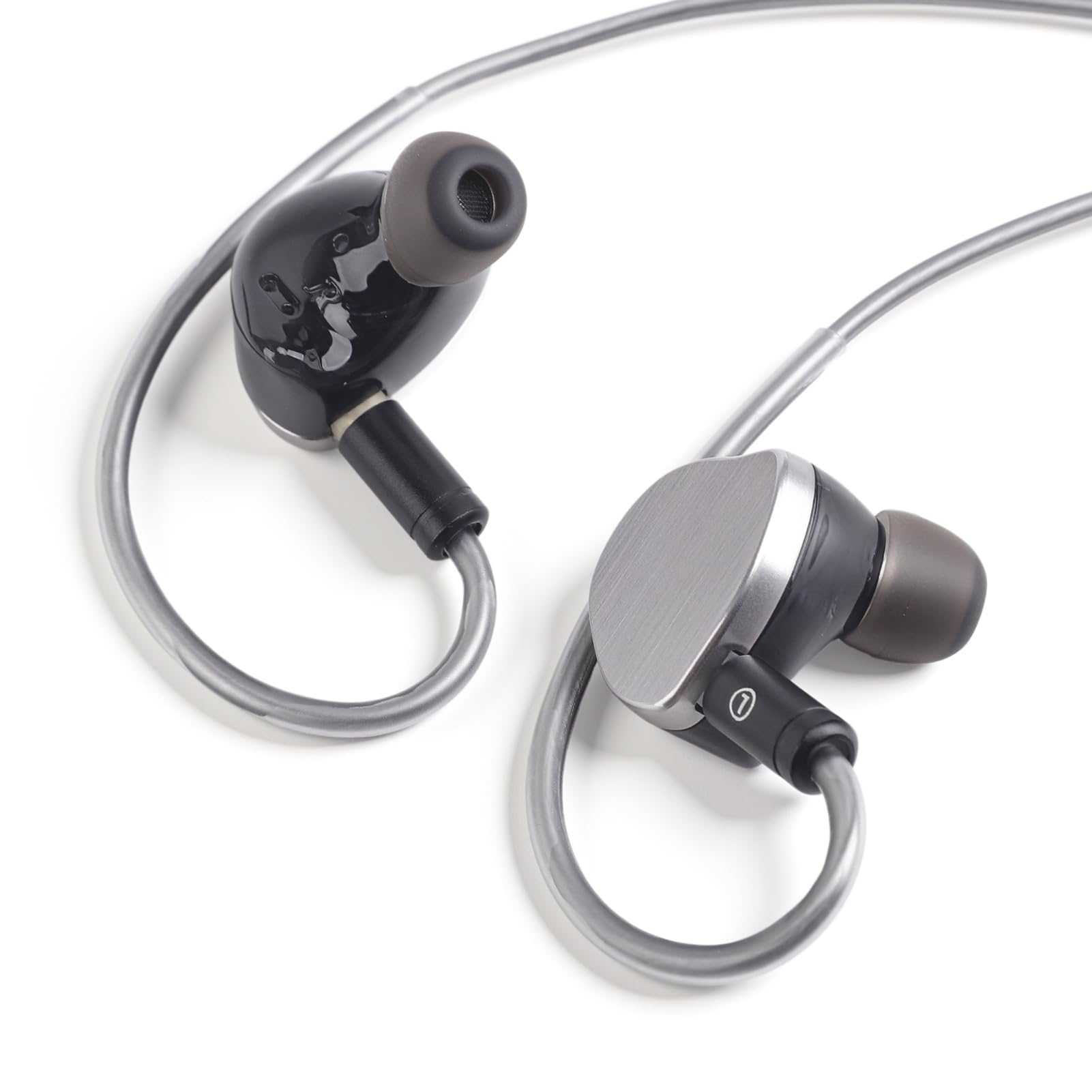 Przewodowe Słuchawki Douszne HiFi, 12 Mm Dynamiczny Przetwornik z membraną PET, Ustawienie Korektora 0,78 Mm 2-pinowe Słuchawki, z Odłączanym Kablem dla Muzyków (BQ10 3,5 bez mikrofonu)