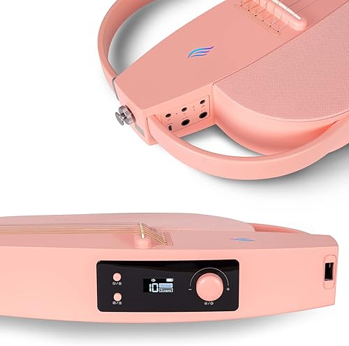 Miniatura 7 de Enya NEXG - Guitarra acústica eléctrica de fibra de carbono para adultos con altavoz inalámbrico de 50 W, preamplificador, micrófono inalámbrico,