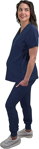 Miniatura 5 de Green Town Scrubs for Women - Maternity Scrubs Jogger Scrub Pant, 4 Pockets, Easy Care Stretch Fabric Uniforms