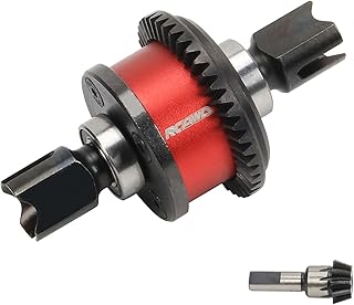 RCAWD F/R Diff Set, GP4 5mm 10K for Arrma 1/7 1/8 6s Fireteam Karton Mojave Outcast Notorious Talion Exb ARA310990 Hopups Upgrade Parts(Red)
