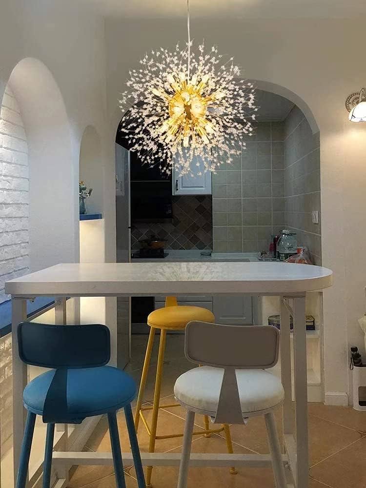 Amazon.com: MAZHILIAN Modern Chandelier Dandelion Crystal