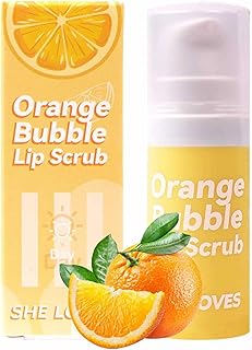 Esfoliante Labial | Esfoliante Hidratante Lip Bubble Scrub | Esfoliante labial, Esfoliante labial com bolhas, Esfoliante labial com açúcar, Cuidado labial para lábios rachados, Esfoliante labial Buniq