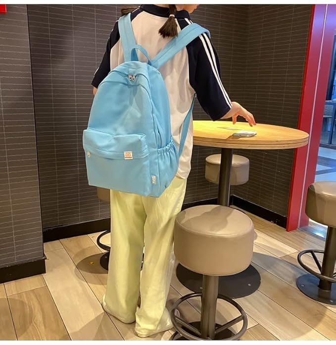 Image of College Bag for Girls & Women | Lightweight Water-Resistant College School Bag | Travel Daypack with Front Pocket & Side Compartments
