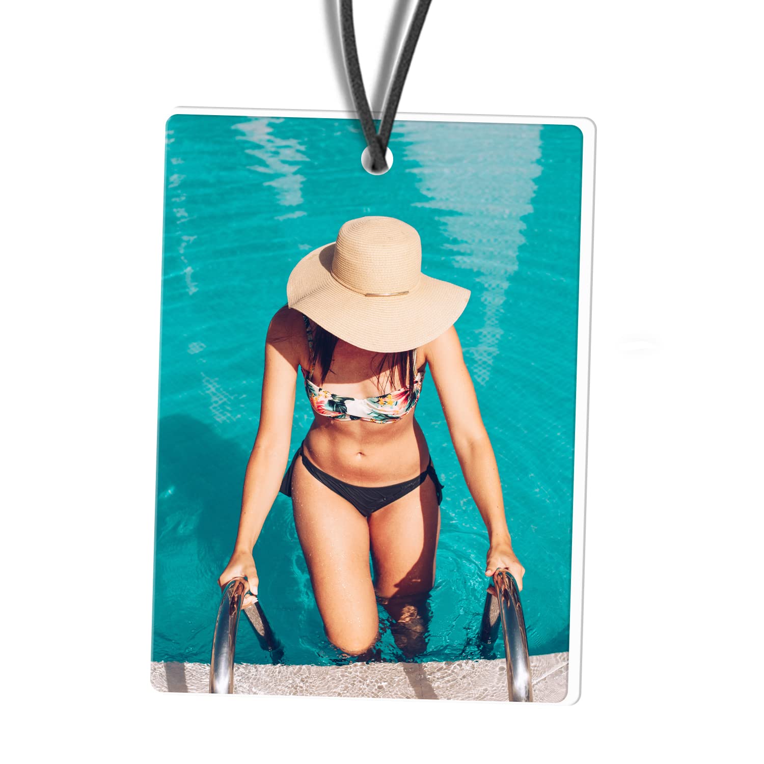 YAGELI Personalized Acrylic Hanging Picture Frame Custom 2 Side Print Pictures and Text Gift for Boyfriends Boys Husband (2.1*3.2INCH)