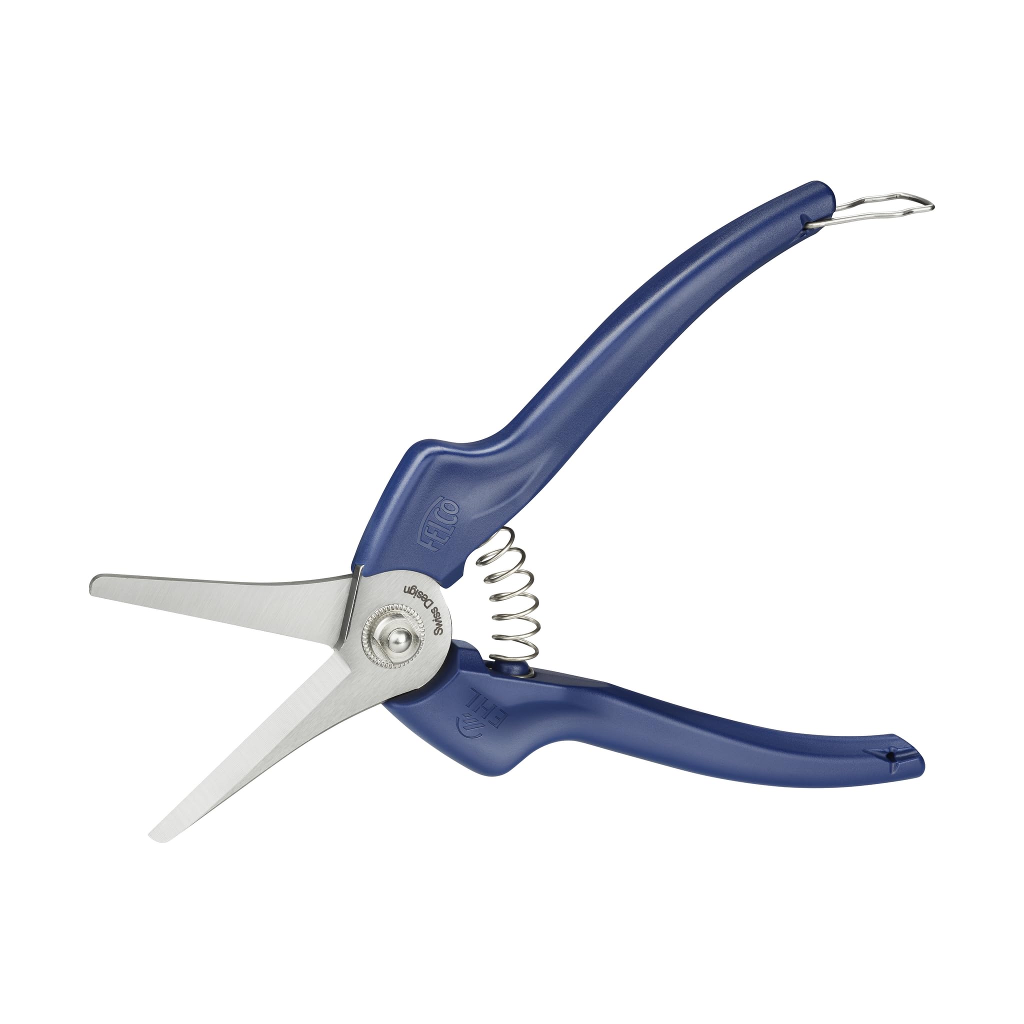 FELCO 1893 Professionelle Küchenschere - Zusammenarbeit mit EHL, chirurgischer Edelstahl, verstärkte gezahnte Klingen, ergonomische Anti-Schock-Griffe, spülmaschinenfest, Länge 208 mm, Gewicht 140 g