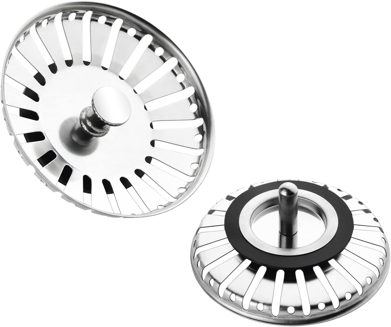 Kurkip Tappo Lavandino Bagno Universale Per Lavello, Ricambio Da 40mm Per Il Del Tappo Lavandino - Foto 2