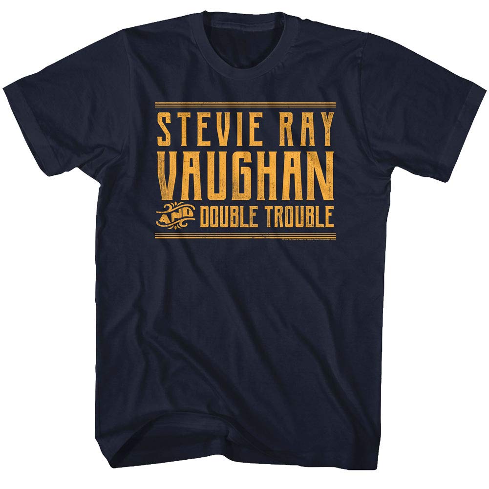 Stevie Ray Vaughan Musician Singer Guitarist Double Trouble Adult T-Shirt Tee