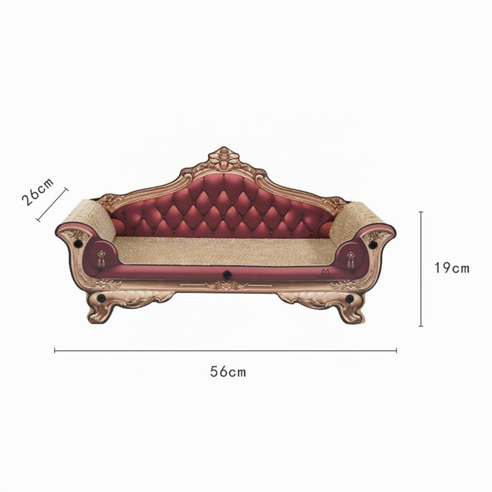 Cat Scratcher Wellpappe Kratzbett für Katzen Lounger Kratzunterlage Cats Toys Scratch Pad Board für, Interaktives Möbelstück