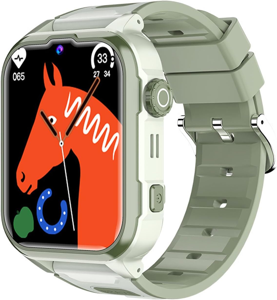 4G Kids Smartwatch, 1,83-calowy Ekran HD Smart Watch, Z WiFi/rozmowami Wideo/pozycjonowaniem GPS/SOS/trybem Szkolnym/rozpoznawaniem Twarzy/wodoodpornością/krokomierzem, W Wieku Od 4 Do 12 Lat,C