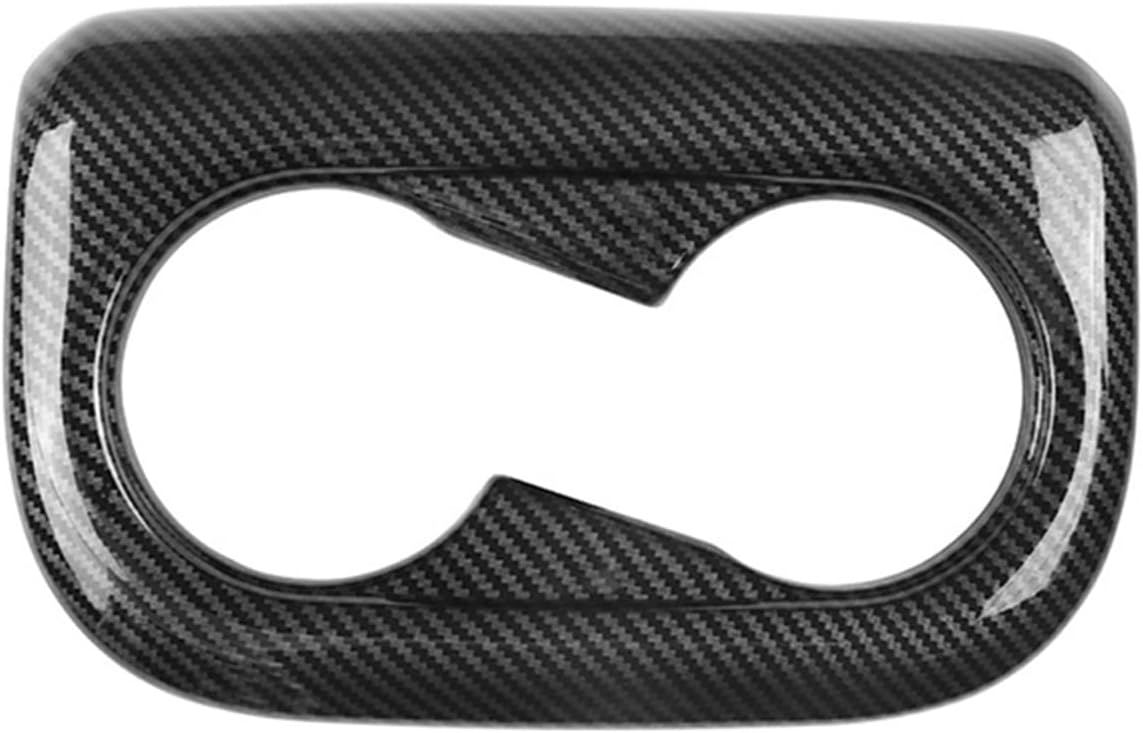 Interior Trim Panel Decoration for Hyundai for Aini for Krypton for 5 IONIQ 2022+ Car Carbon Fiber Center Console Water Cup Holder Decoration Cover Trim Stickers Trim Interior