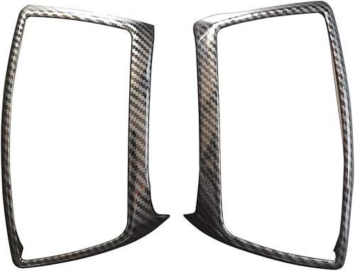 Miniatura 5 de 4 piezas de fibra de carbono color aire acondicionado cubierta de ventilación para Ford Ranger accesorios 2015 2016 2017 2018 2019 2020 2021 ABS