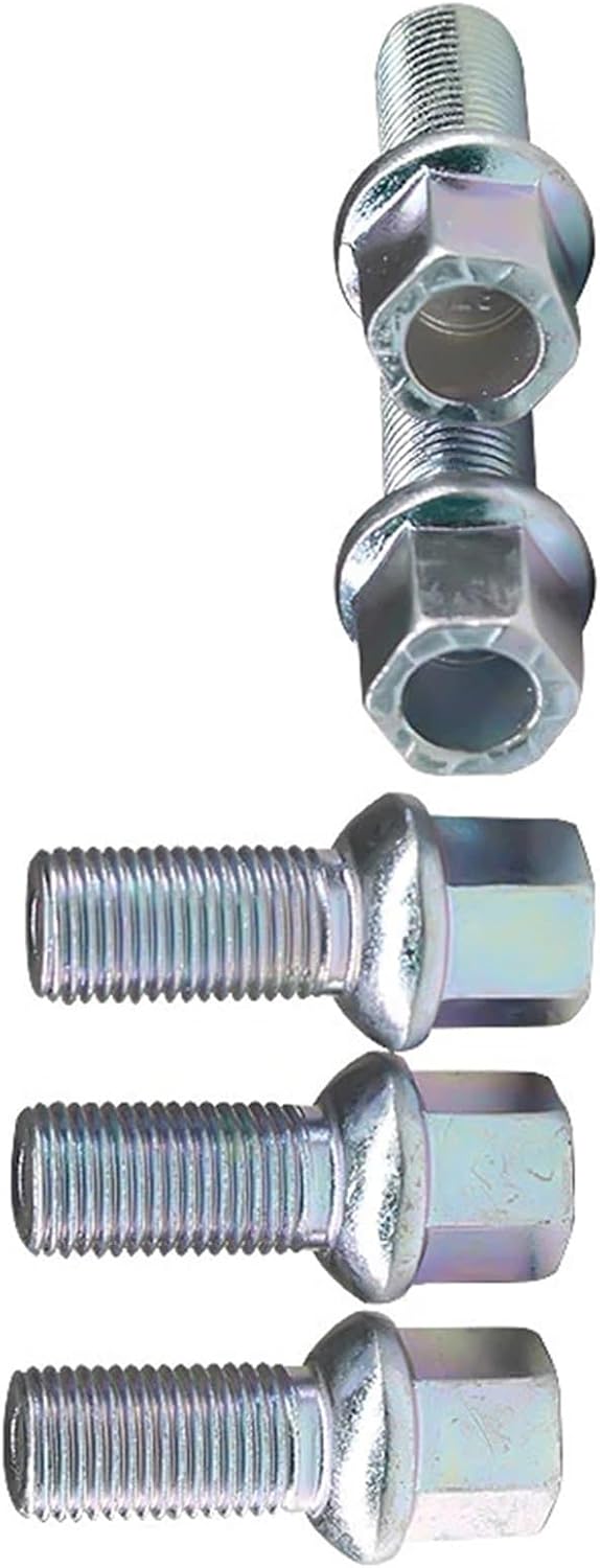 Wheel Studs Replacement Compatible with for A6L 2004-2022 Steel Tire Bolt Replacements Accessory Bolts to Hold Hubs in Place Axle Tire Bolts Steel Bolts