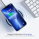 TheGiftKart Ultra-Hybrid Crystal Clear Back Case Cover for iPhone 13 | Shockproof Design | Hard Back Cover Case for iPhone 13 (PC & TPU, Transparent) gallery image