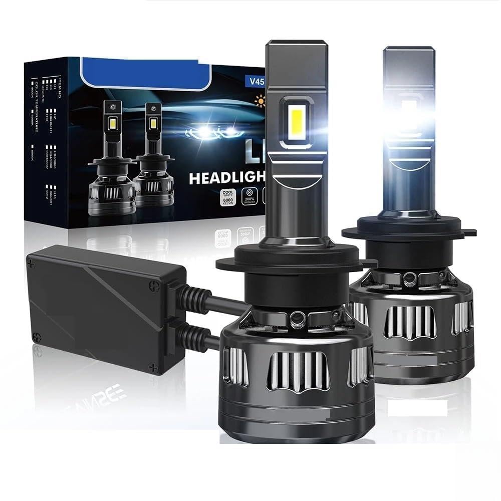 Bombillas LED V45 H7 CANBUS H4 H11 H1 de alta potencia, 120 W, 22000 LM, 9005 HB3 9006 HB4 H8 H9 9012, faros LED for coche, 12 V(H4/9003/HB2 Hi/Lo)