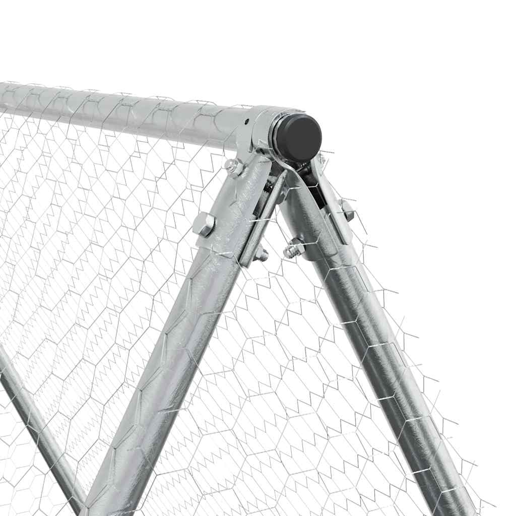 Kippenren 4x2x2 m gegalvaniseerd staal kopen