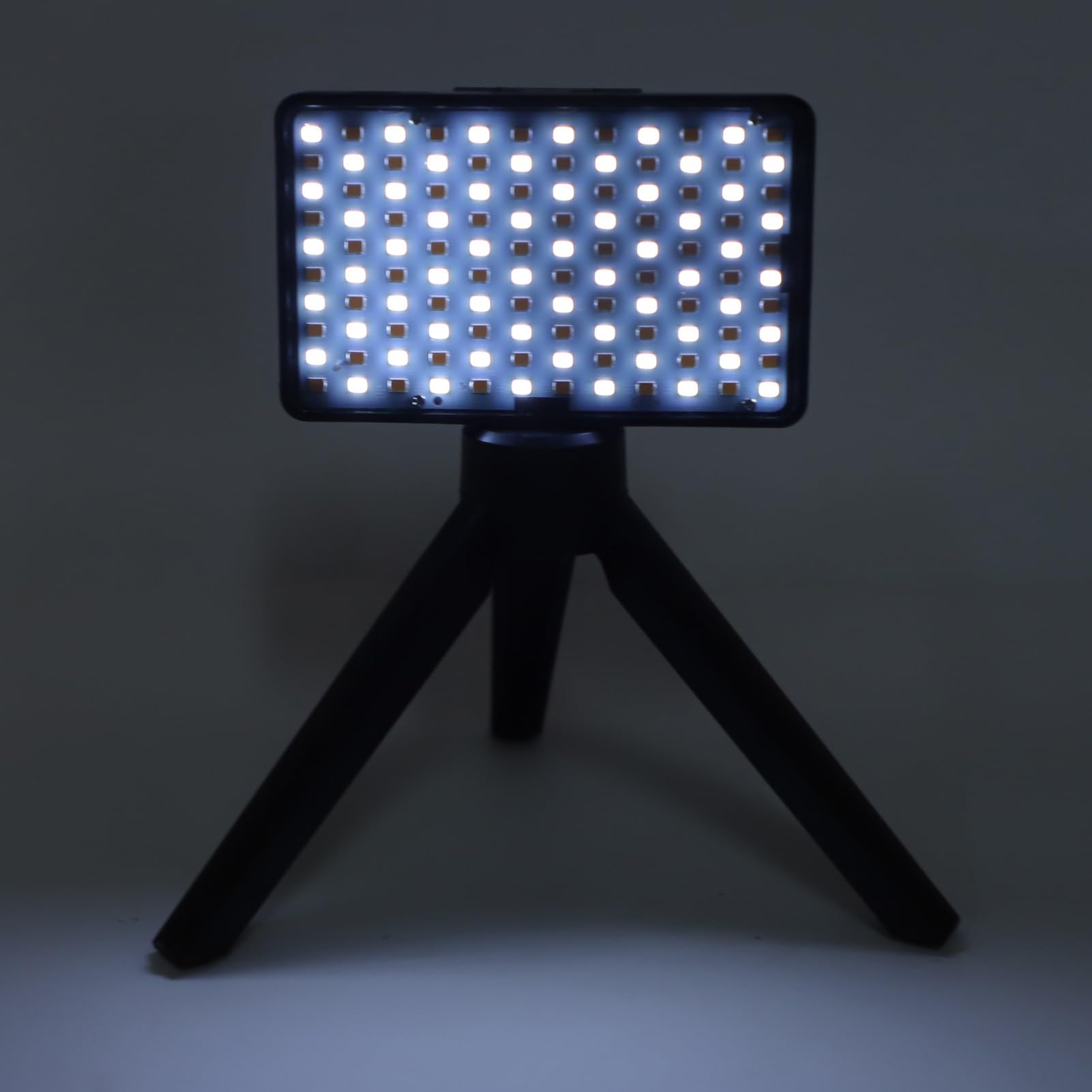 Cryfokt Luce di Riempimento Fotografica Regolabile 2500-9000K per Telefoni Cellulari, Luce di Riempimento Compatta a LED per Telefoni Cellulari per Streaming Live, Ideale per Beauty Live, Bianco