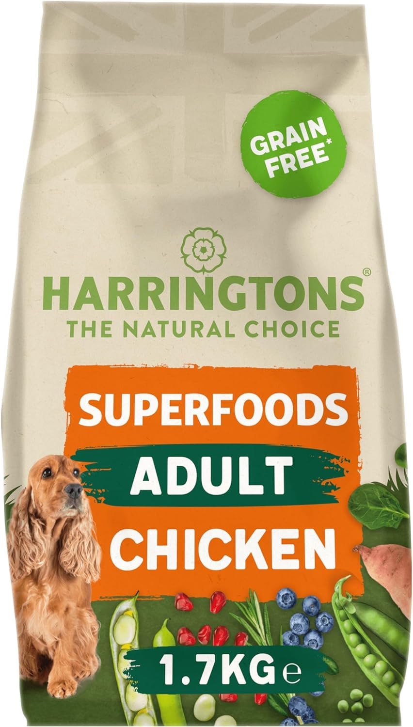 Harringtons Complete Grain Free Hypoallergenic Chicken & Sweet Potato Dry Adult Dog Food 1kg - Made with All Natural Ingredients — view 9