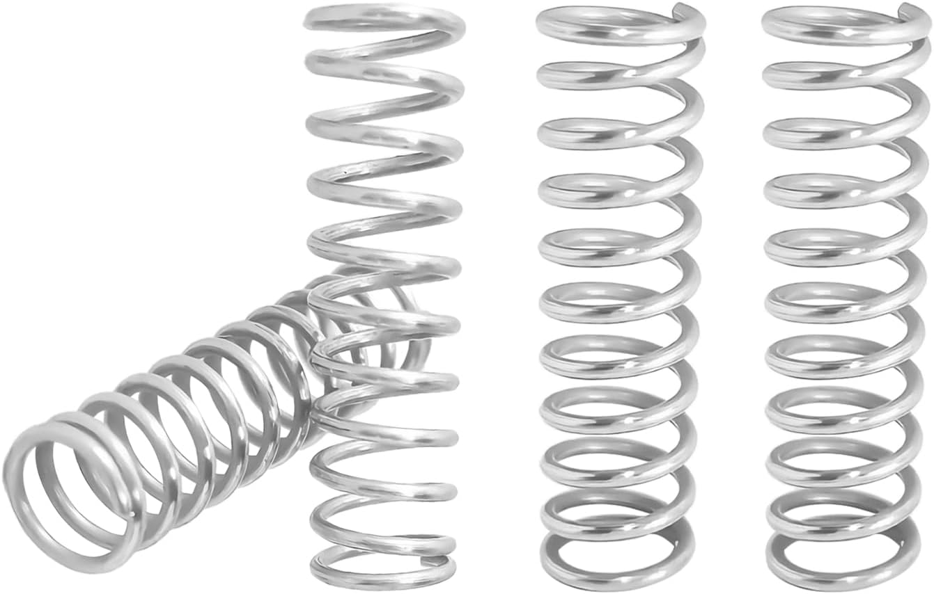 10Pcs Stainless Steel Springs, Compression Springs, Wire Diameter 1.2mm, 7mm OD, 20mm Free Length, Springs for Shop and Home Repair