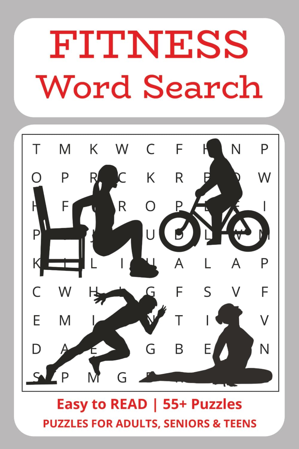 Fitness Word Search: Healthy Living Themed Word Search Puzzles for Active Lifestyles