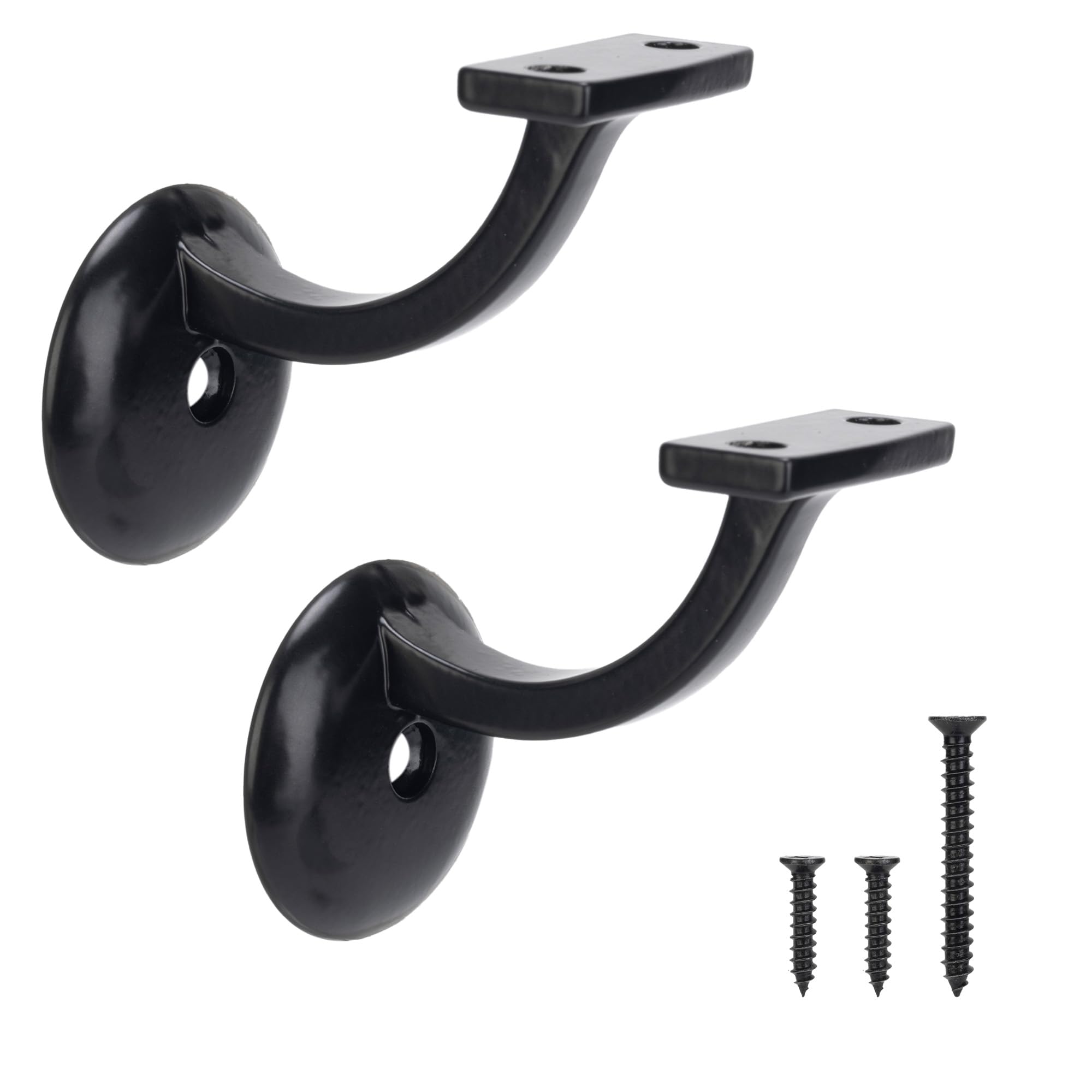 Amazon.com: HILLMASTER Steel Handrail Bracket for Indoor Outdoor Stairs ...