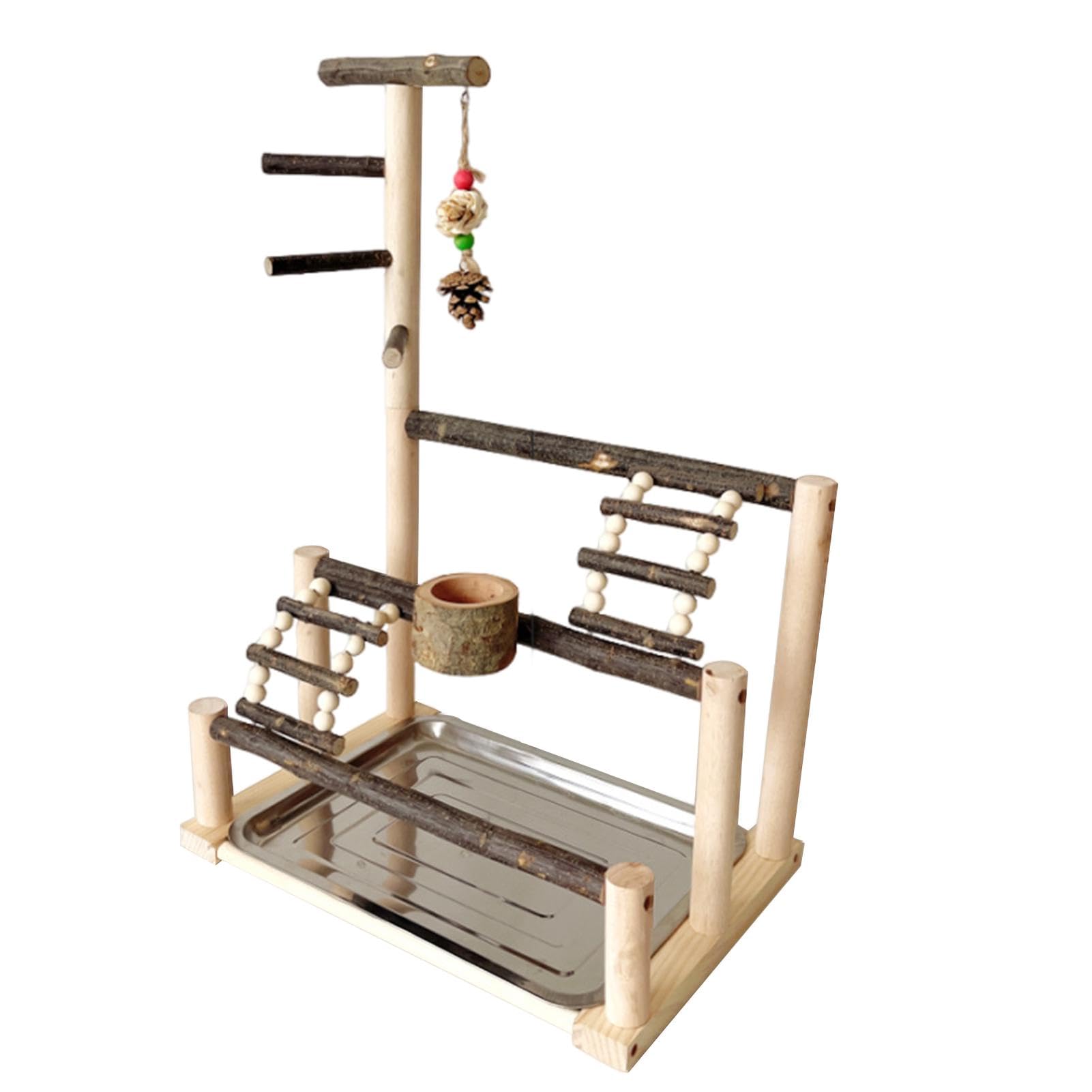 Supporto per pappagalli, grande supporto interattivo per uccelli, parco giochi per pappagalli, supporto per pappagalli, palestra, gabbia per pappagalli, per gabbia per pappagalli | giochi per pappagalli, supporto per pappagalli, palestra, gabbia per pappa