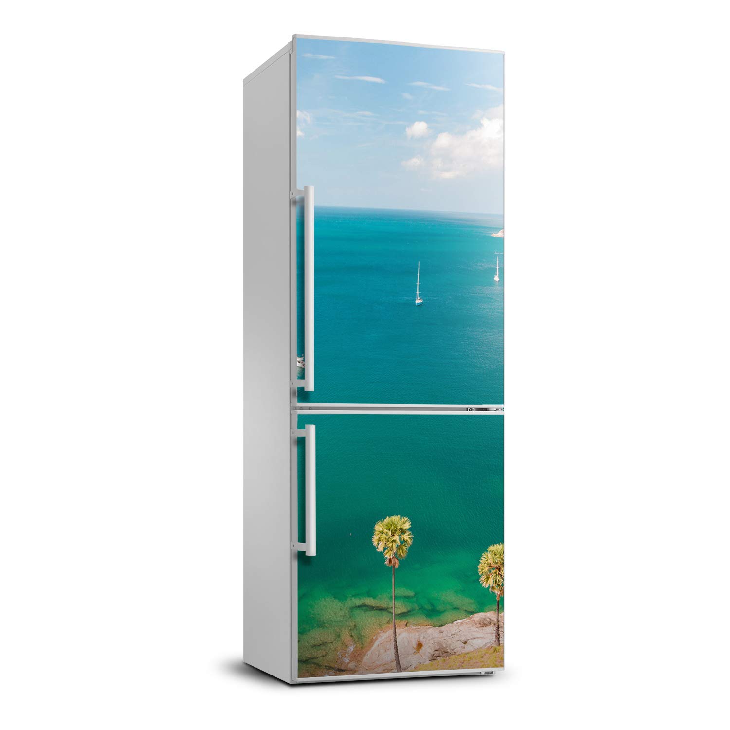 Película autoadhesiva protectora de 60x180 cm lavable para renovar frigoríficos Tulup