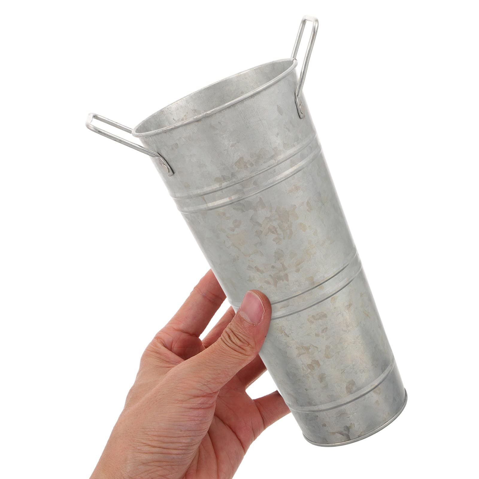 フラワーバスケット 傘立て 亜鉛メッキ ブリキ フラワーバスケット 傘