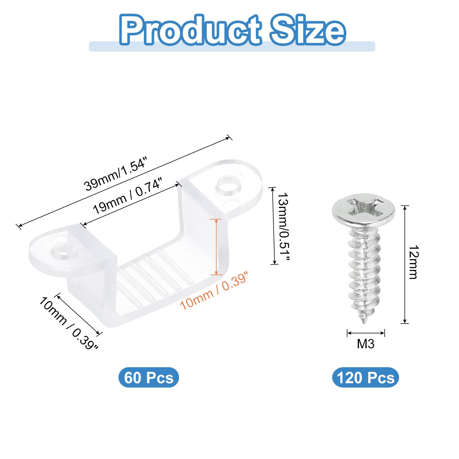 PATIKIL LED Strip Light Clips - Image 2