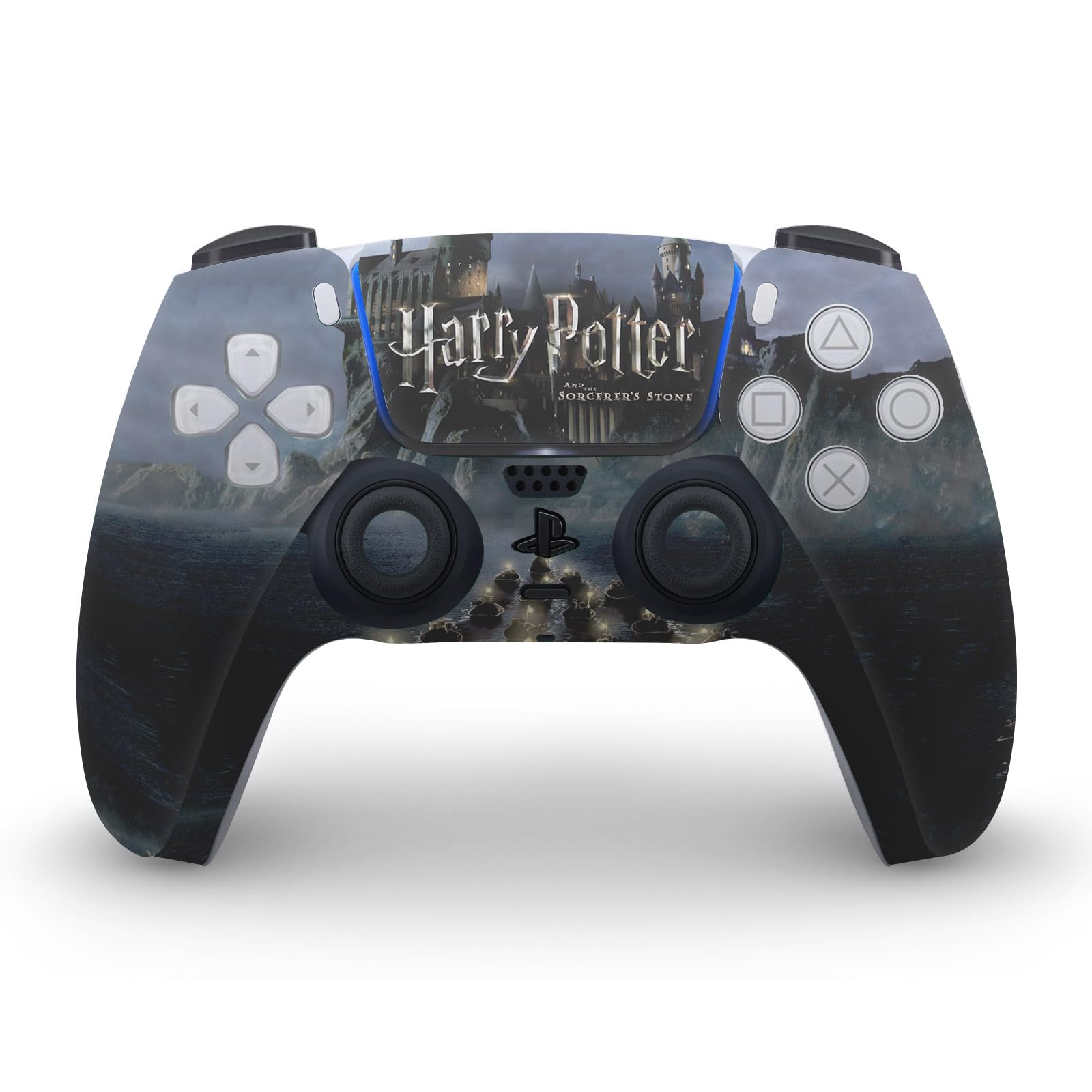 Head Case Designs Licenciado Oficialmente Harry Potter Castillo Gráficos Adhesivo Adhesivo de Vinilo Compatible con Sony PlayStation 5 PS5 Digital Edition Console and DualSense Controller