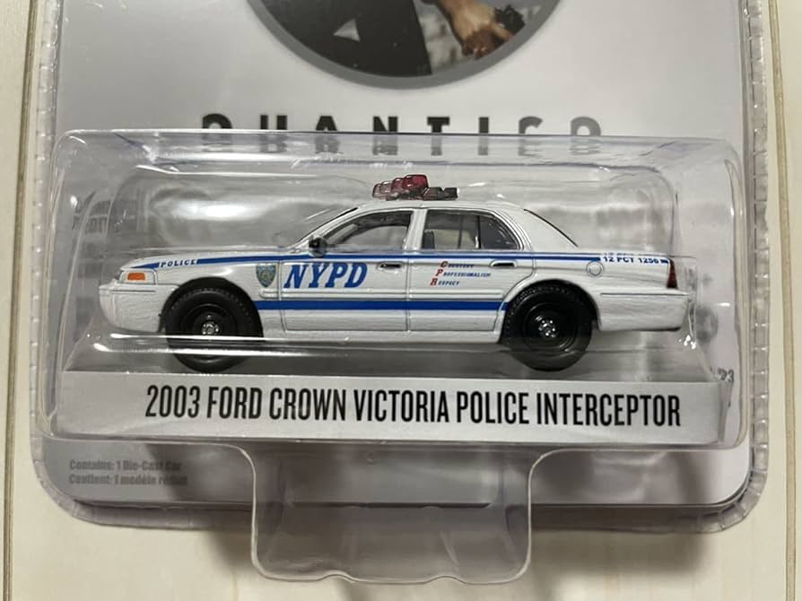 グリーンライト1/64 フォードクラウンビクトリア　インターセプター　パトカー グリーンライト 1/64 ミニカー 1998 FORD CROWN VICTORIA