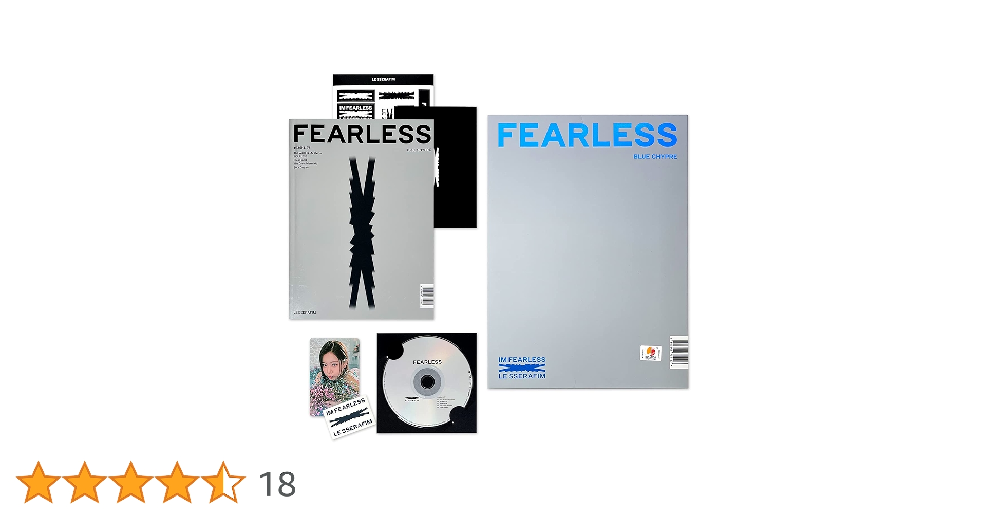 lesserafim fearless ラキドロ 2セット lesserafim fearless ラキドロ 2セット LE SSERAFIM [FEARLESS