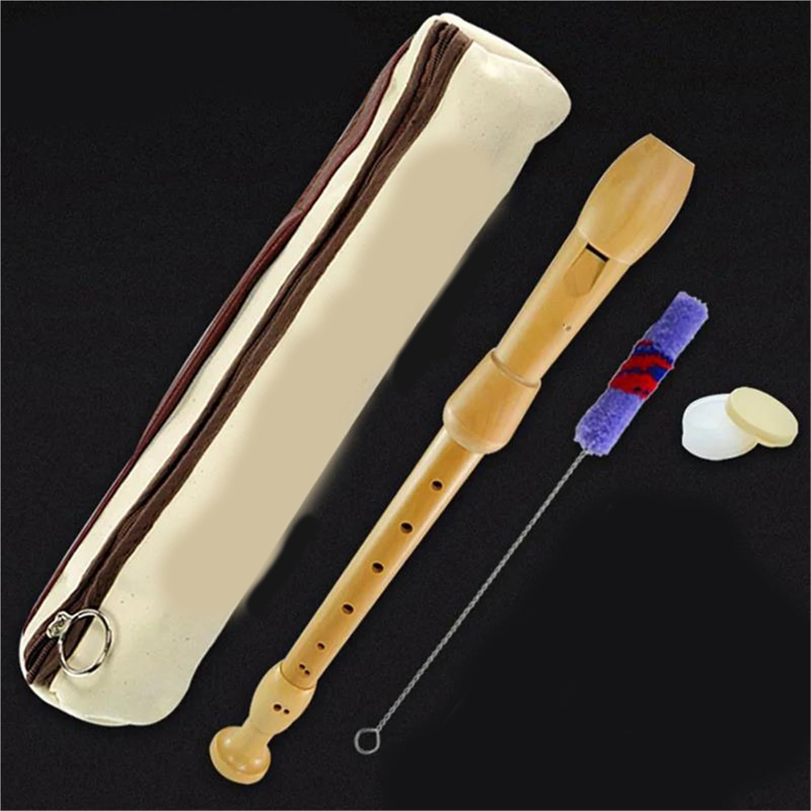 Drewniany Flet Prosty 8 otworowy Drewniany Flet Prosty W Stylu Angielskim Instrument Dla Początkujących(2)