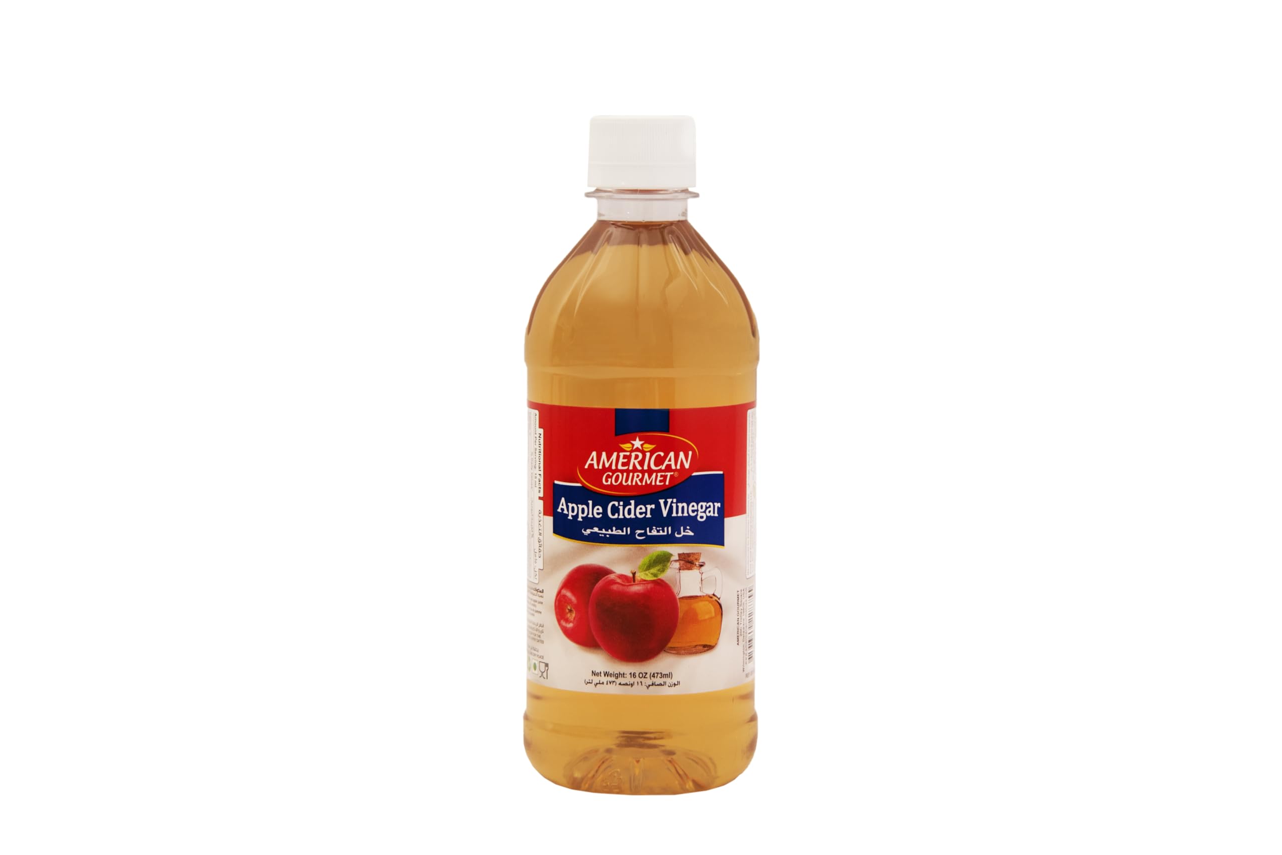 American Gourmet Apple Cider Vinegar 16oz (473 ml) - Refreshing and tangy taste of Apple Cider Vinegar, meticulously crafted to deliver a distinctive and vibrant flavor.
