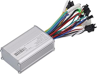 Bediffer Electric Bike Controller and Meter Set, LCD Display 24V 36V 48V Electric Bike Controller Kit 22.2mm Handlebars Applicable Good Heat Dissipation for 350W Motor