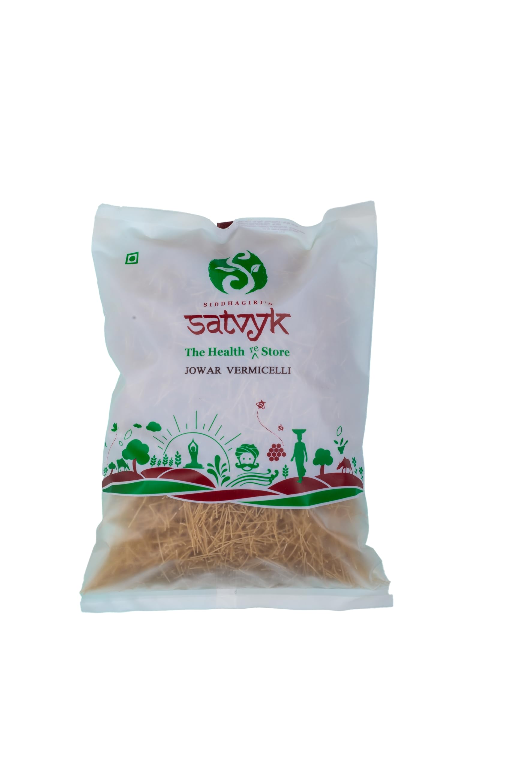 - S Siddhagiri's SATVYK THE HEALTH re STORE Jowar Millet Vermicelli (200gm) - Sevaiya | No Maida | Traditional Method Semiya | Preservative Free | Vegan | Chemical Free Sorghum Millet Vermicelli