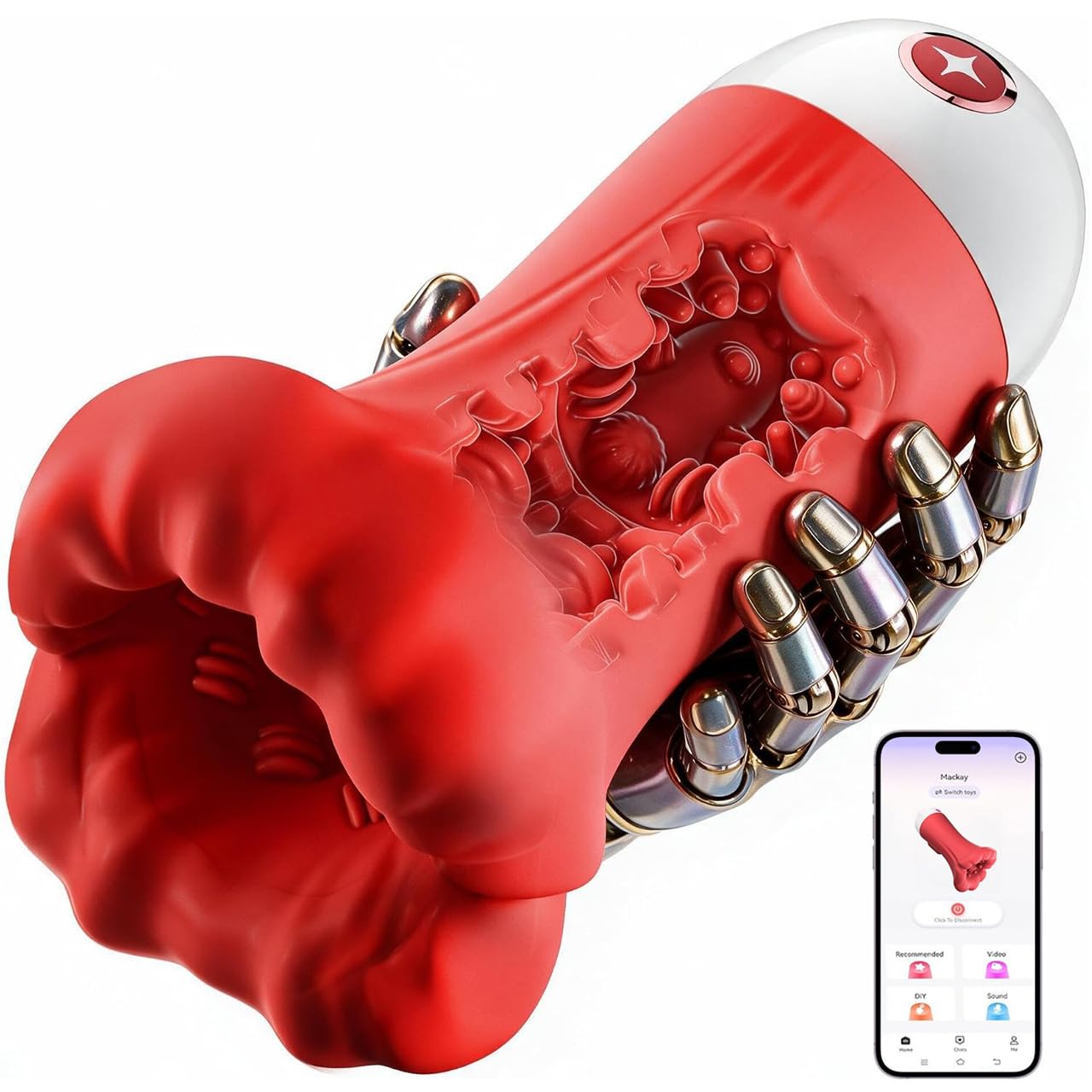 Masturbtore Per Uomini Masturbatori Maschili, Masturbtore per Pene Realistico Sex Toy con Vibratore 3D Vagina Clitoride Vibrante per Uomo Anale Masturbatore Dildo Sexytoysys Uomo Set